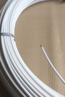 plastic coated fence wire white 250 metre roll