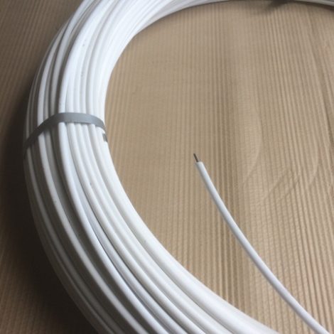 plastic coated fence wire white 250 metre roll